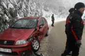 Uludağ Yolu Trafik Kazasına Müdehale