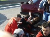 Sirameşeler Trafik Kazasına Müdehale
