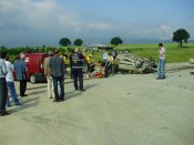 Babasultan Köyü Trafik Kazası ilk Müdehale