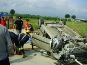 Babasultan Köyü Trafik Kazası ilk Müdehale