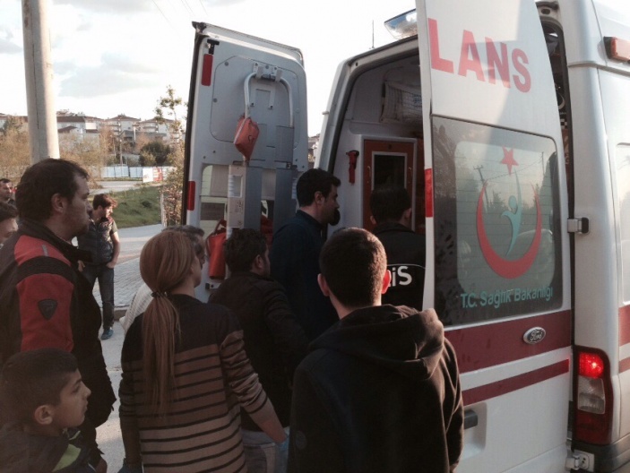 Komuta Merkez Önündeki Trafik Kazasına Müdahale