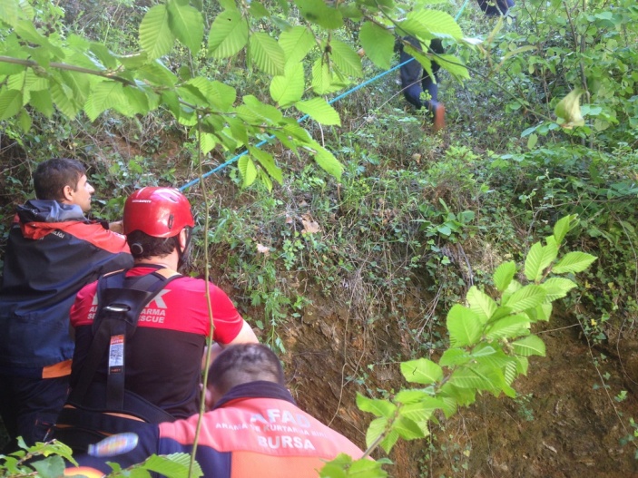 Vadide Mahsur Kalan Gençleri Kurtarma Operasyonu