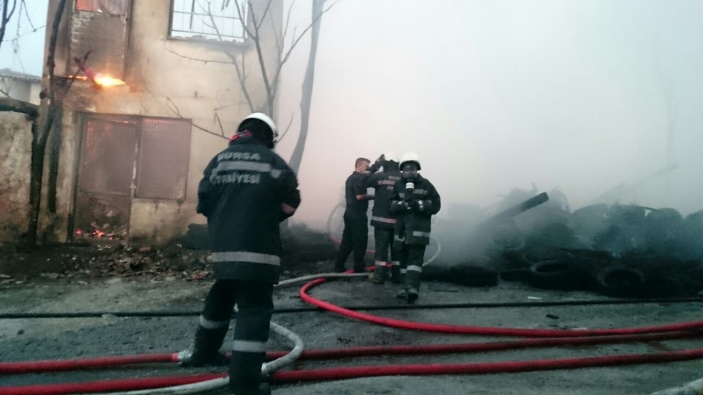 Balon Fabrikası Yangınına Müdahale