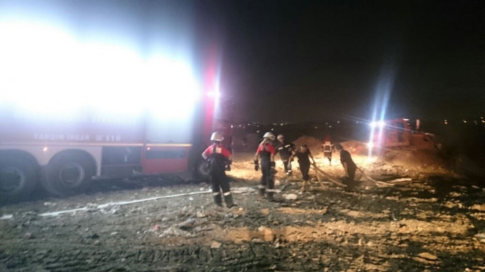 Hamitler Katı Atık Depolama Sahası Yangınına Müdahale