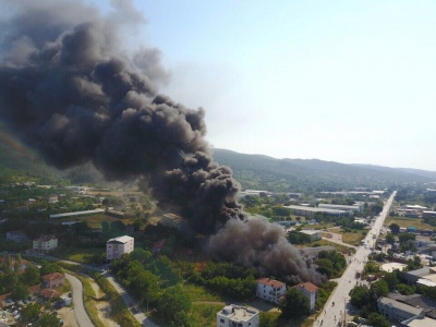 Yaylacık Boya Fabrikası Yangın Söndürme Operasyonu