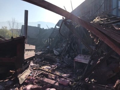 Gürsu'daki Patlama Meydana Gelen Fabrikada Kurtarma Operasyonu